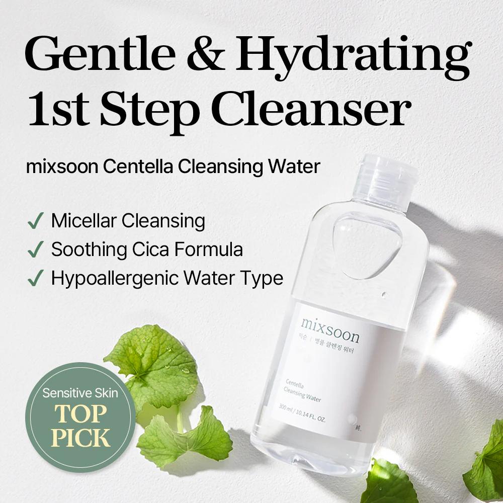 MIXSOON Centella Cleansing Water 300ml