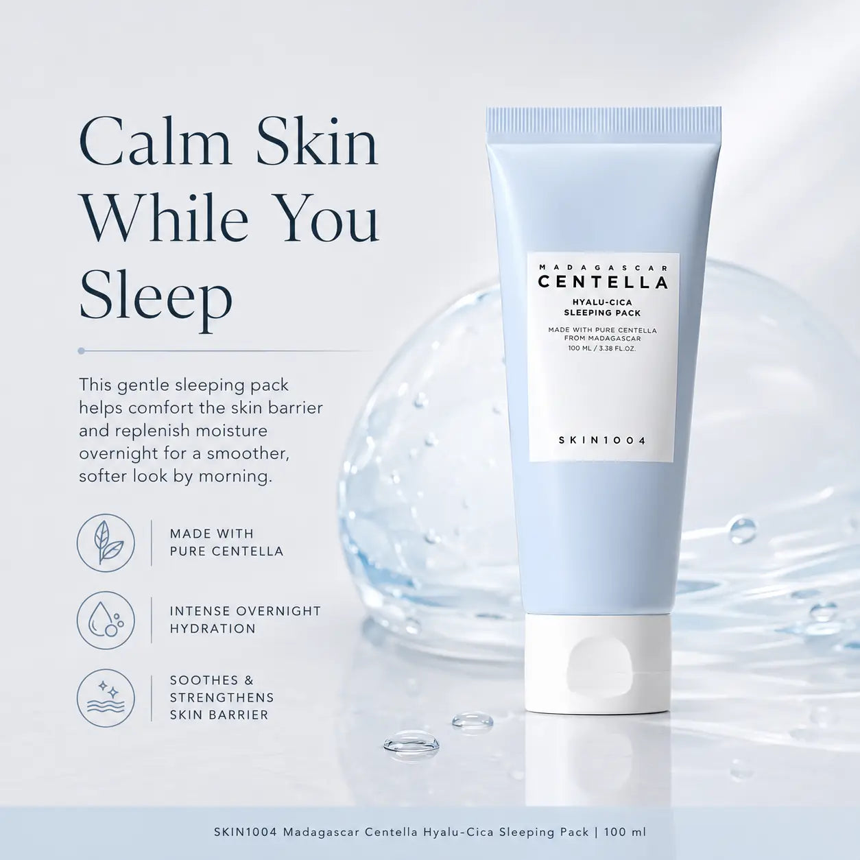 SKIN1004 Madagascar Centella Hyalu-Cica Sleeping Pack 100ml