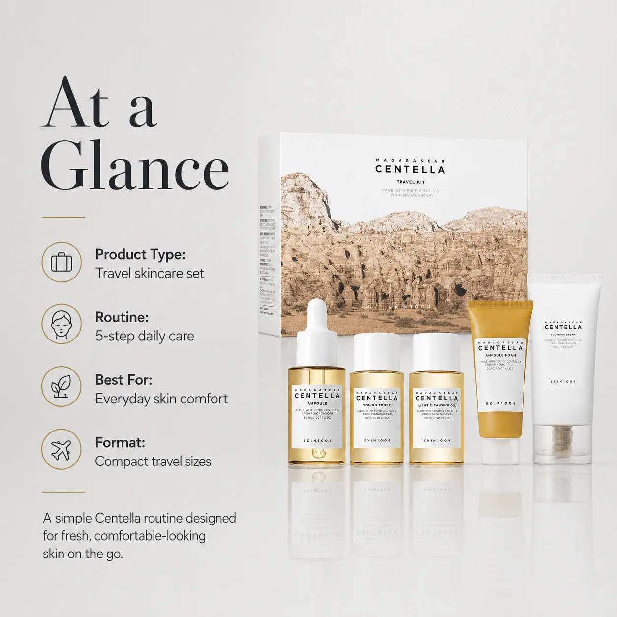 SKIN1004 Madagascar Centella Travel Kit Set