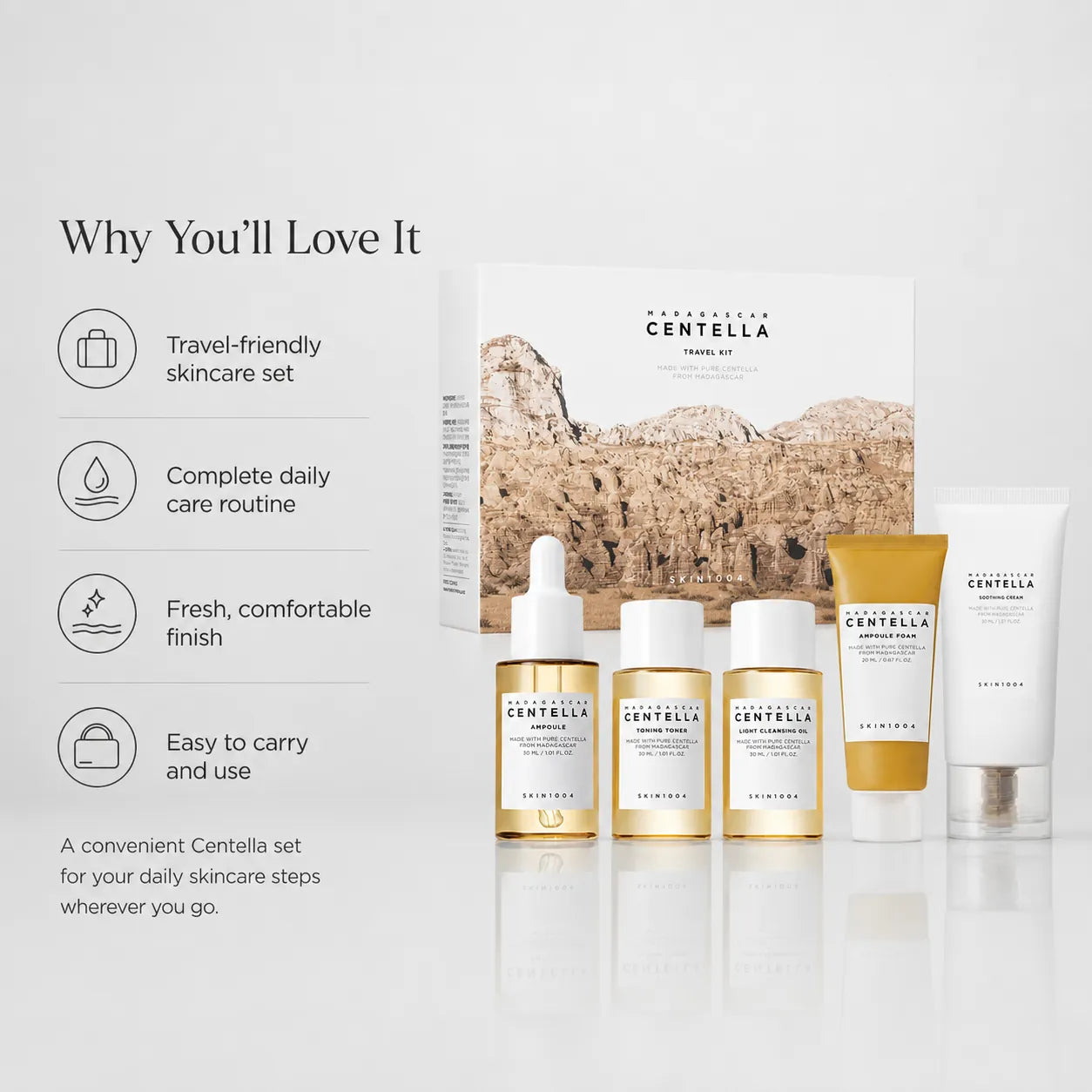 SKIN1004 Madagascar Centella Travel Kit Set