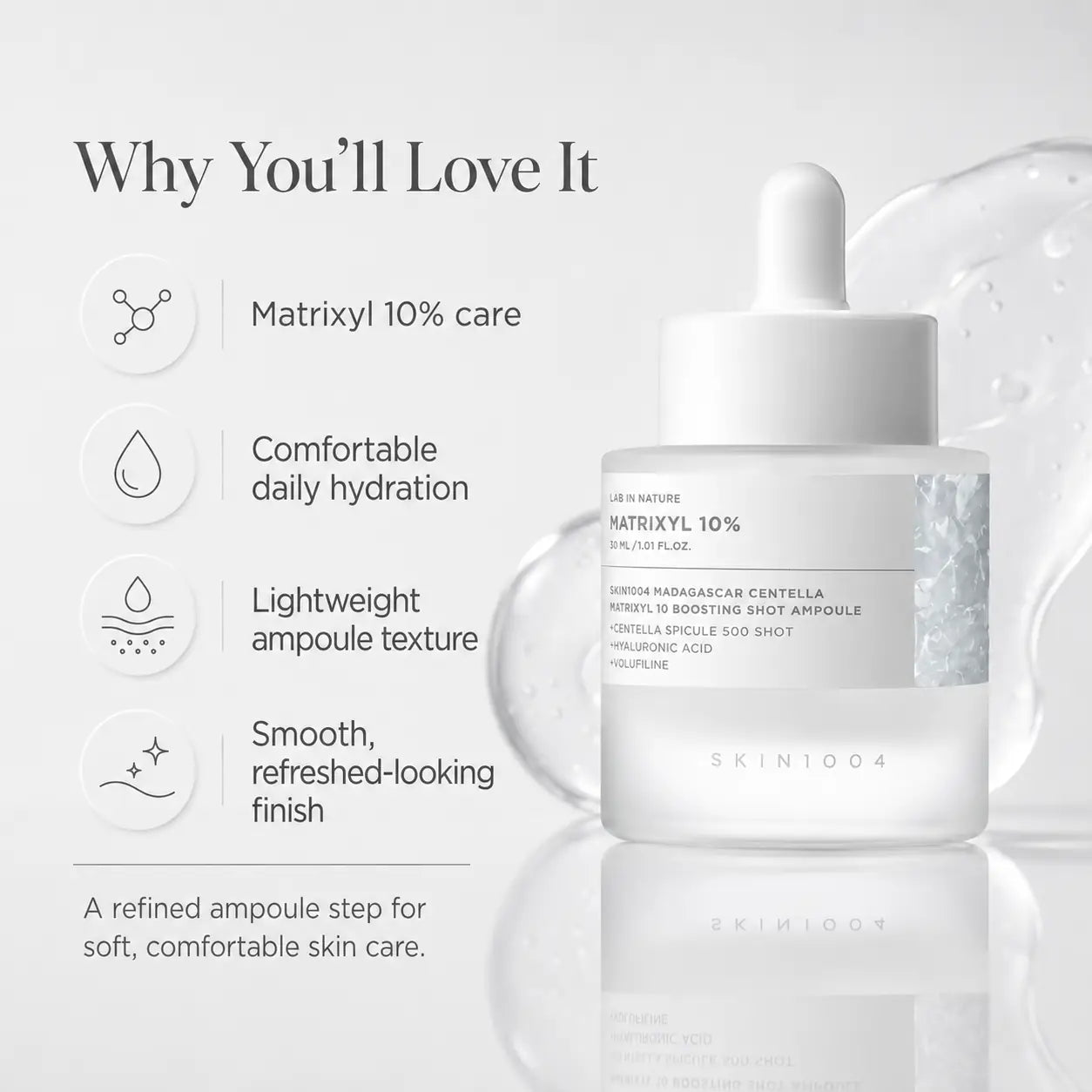 SKIN1004 Madagascar Centella Matrixyl 10 Boosting Shot Ampoule 30ml