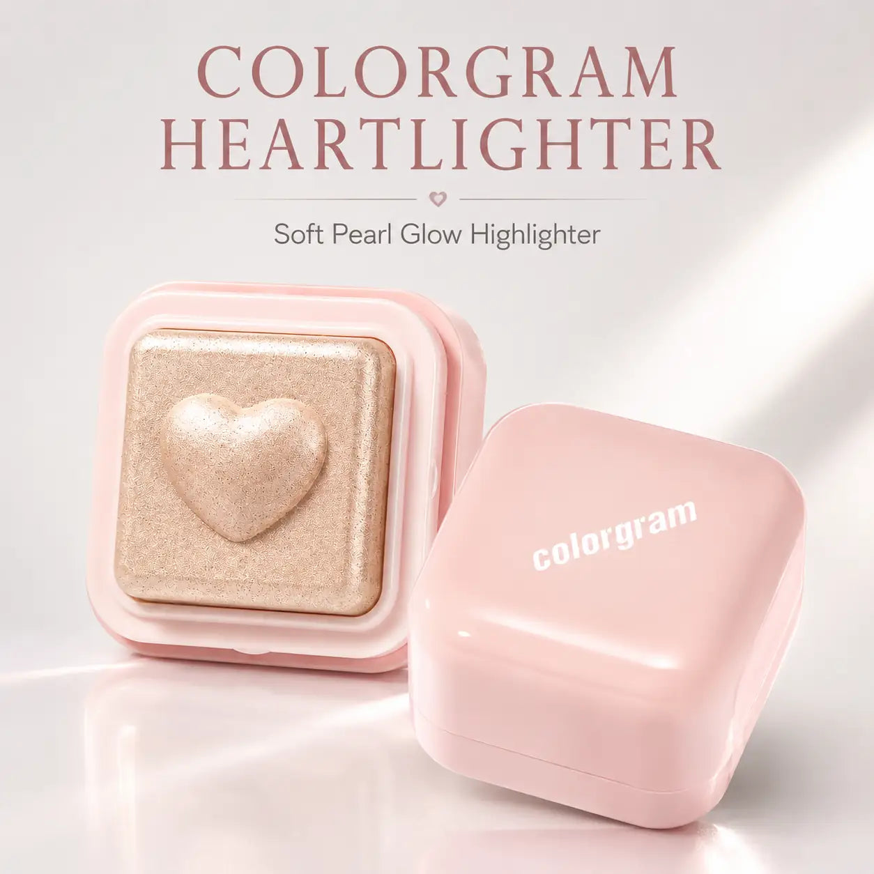 Colorgram Milk Bling Heartlighter 01 Peach Heart (view 4)
