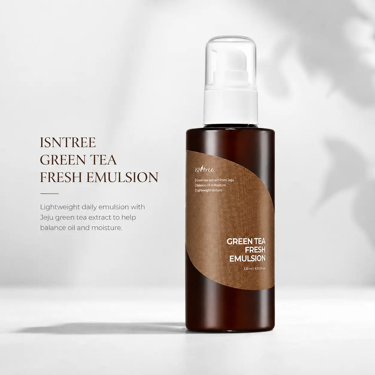 Isntree Green Tea Fresh Emulsion Moisturiser 120ml