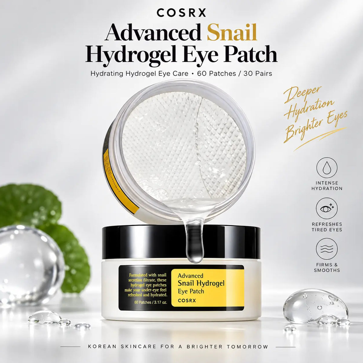 COSRX Advanced Snail Hydrogel Eye Patch Nail Polish Nail Color 60ea