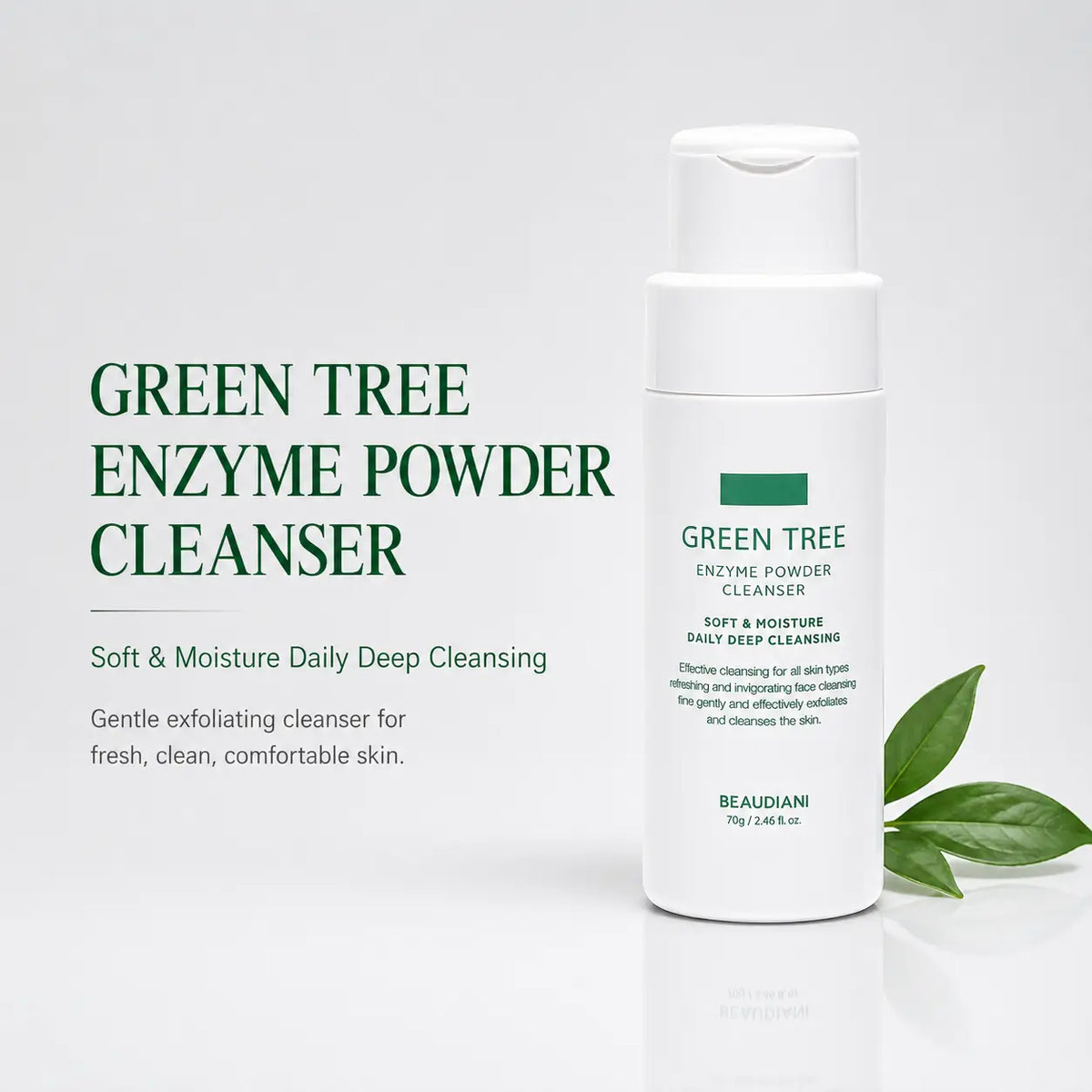 BEAUDIANI Green Tree Enzyme Powder Cleanser Base 70g
