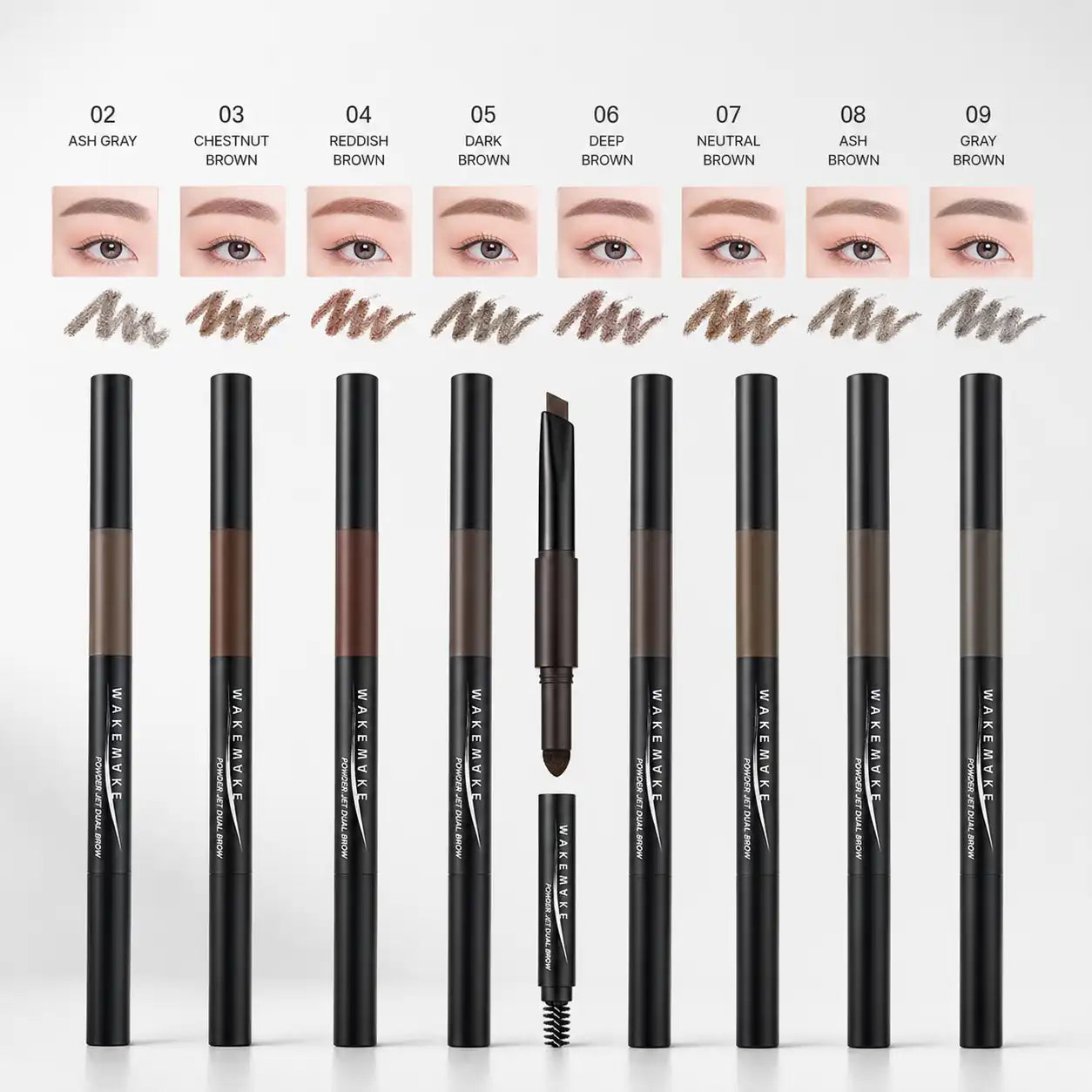 WAKEMAKE Powder Jet Dual Brow 0.75g