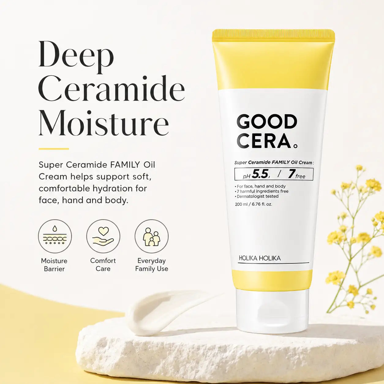 Holika Holika Good Cera Ceramide Family Oil Cream 200ml