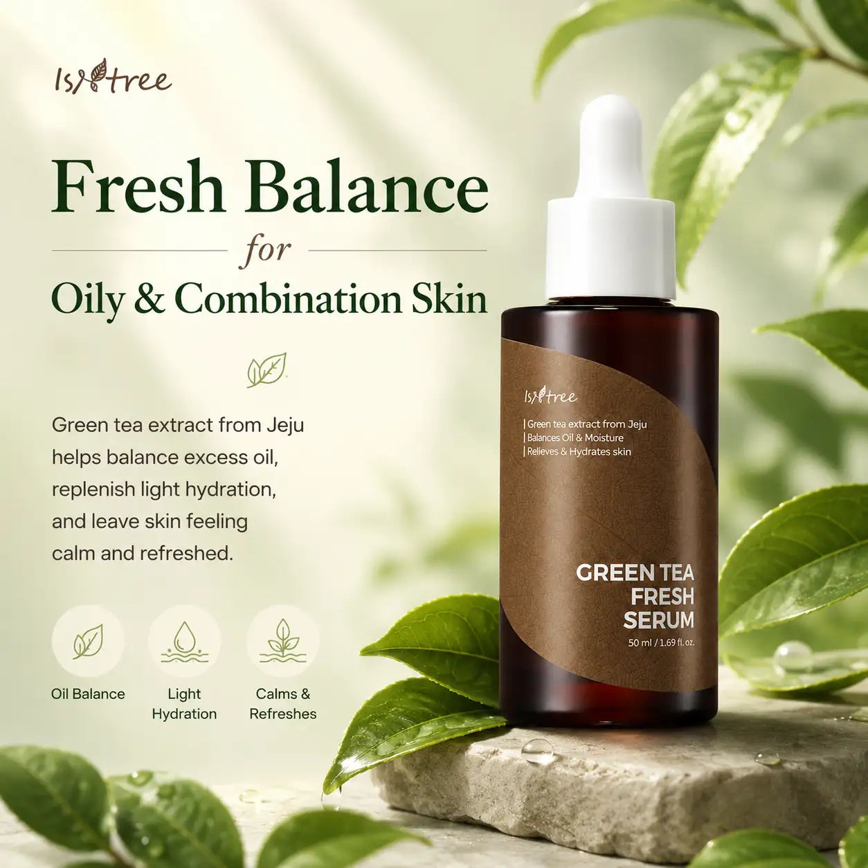 Isntree Green Tea Fresh Serum 50ml