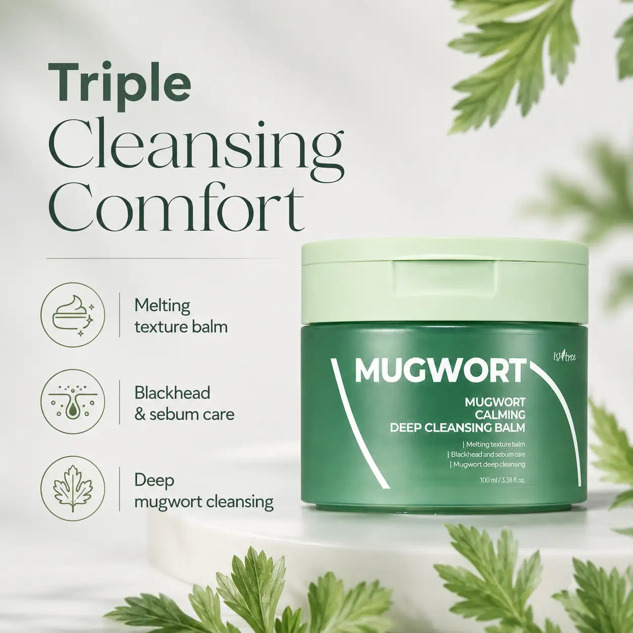 Isntree Mugwort Calming Deep Cleansing Balm 100ml