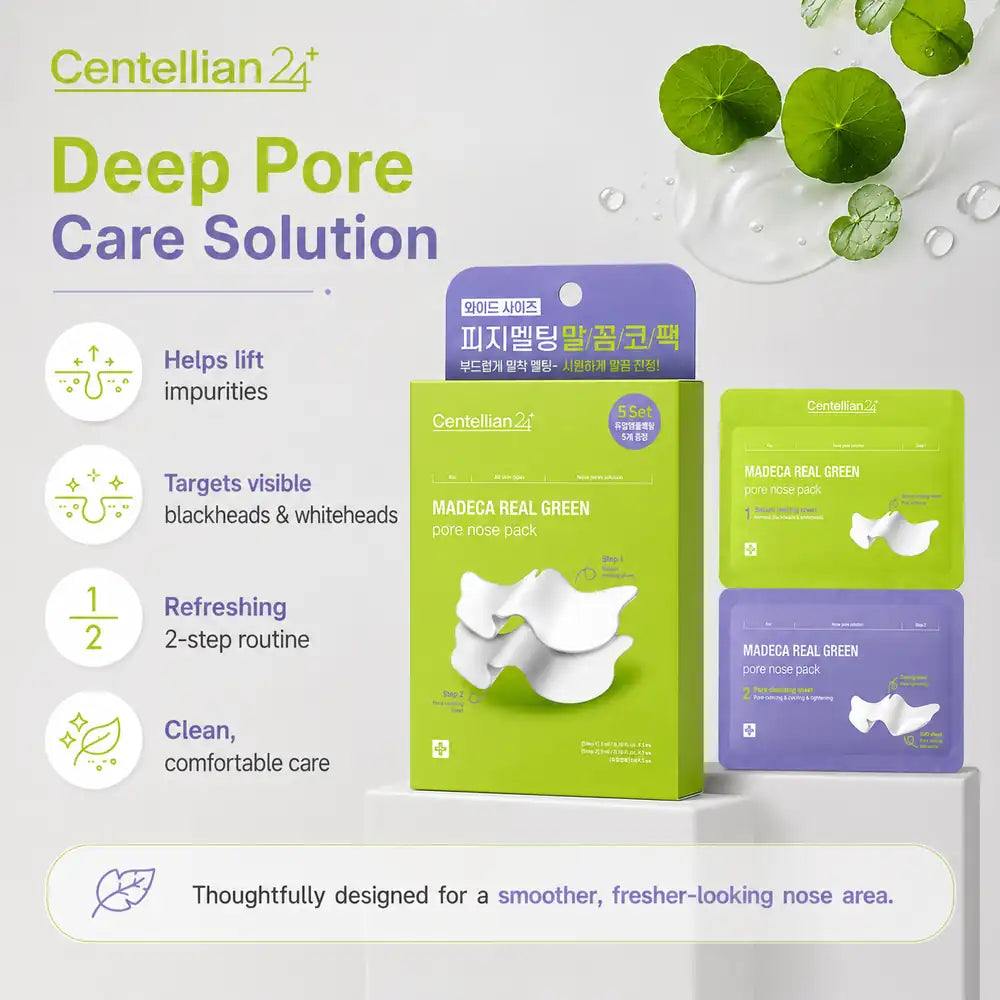 Centellian24 Real Green Pore Nose Pack 5 Set