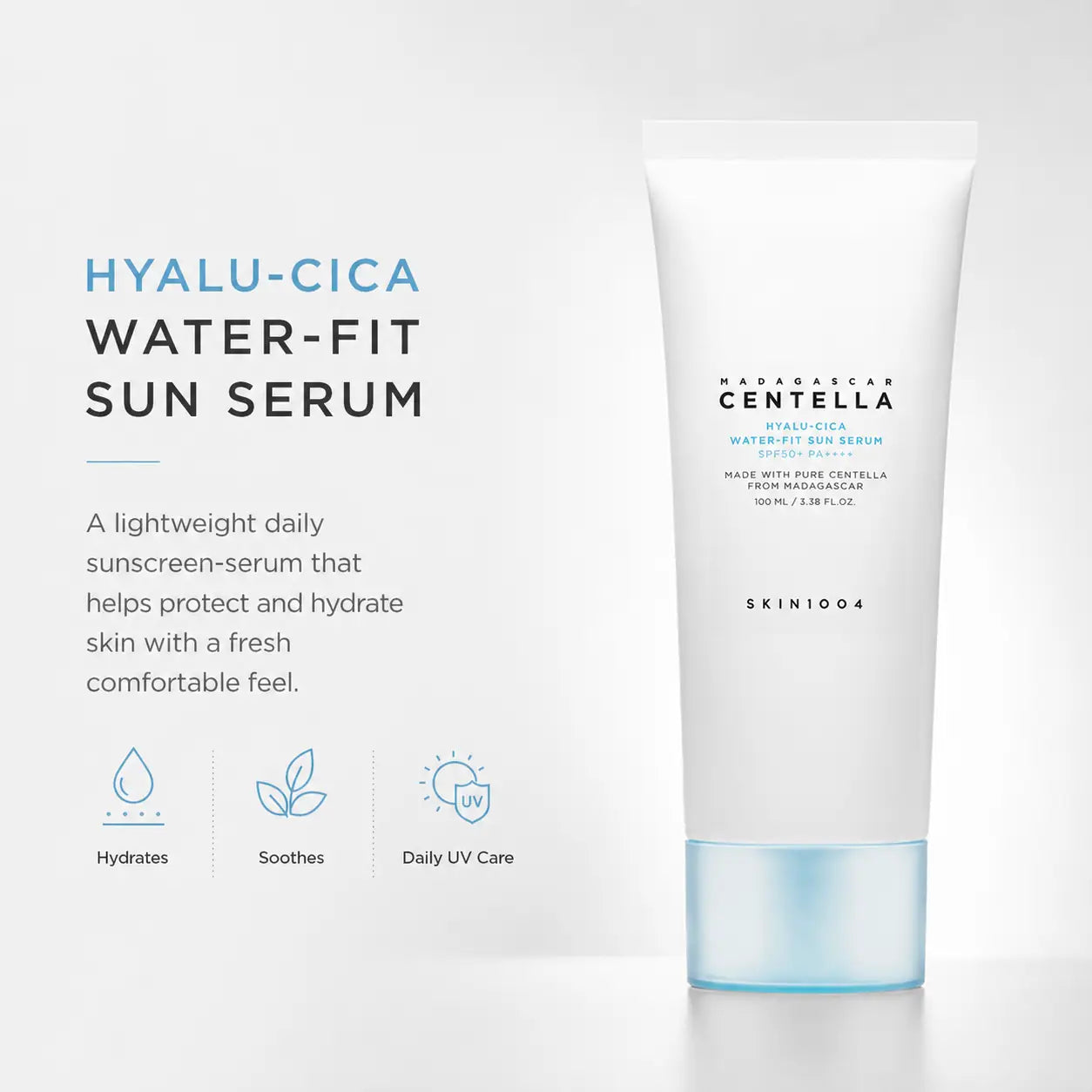 SKIN1004 Madagascar Centella Hyalu-Cica Water-Fit Sun Serum 100ml