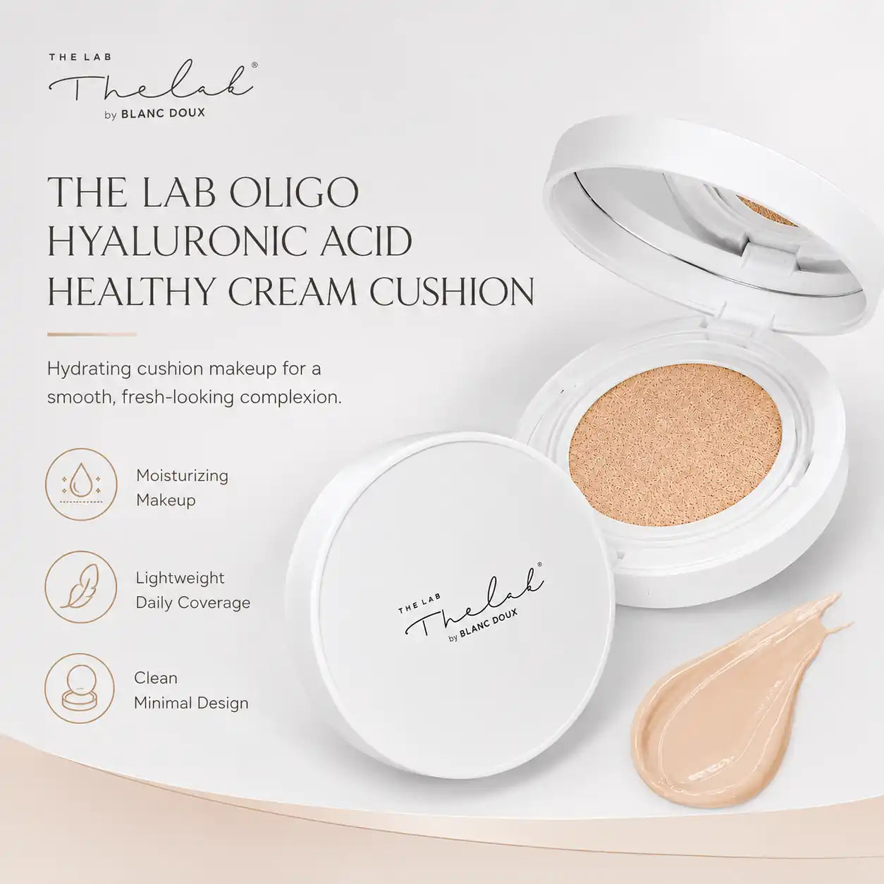 THE LAB by blanc doux Oligo Hyaluronic Acid Healthy Cream Cushion 12G