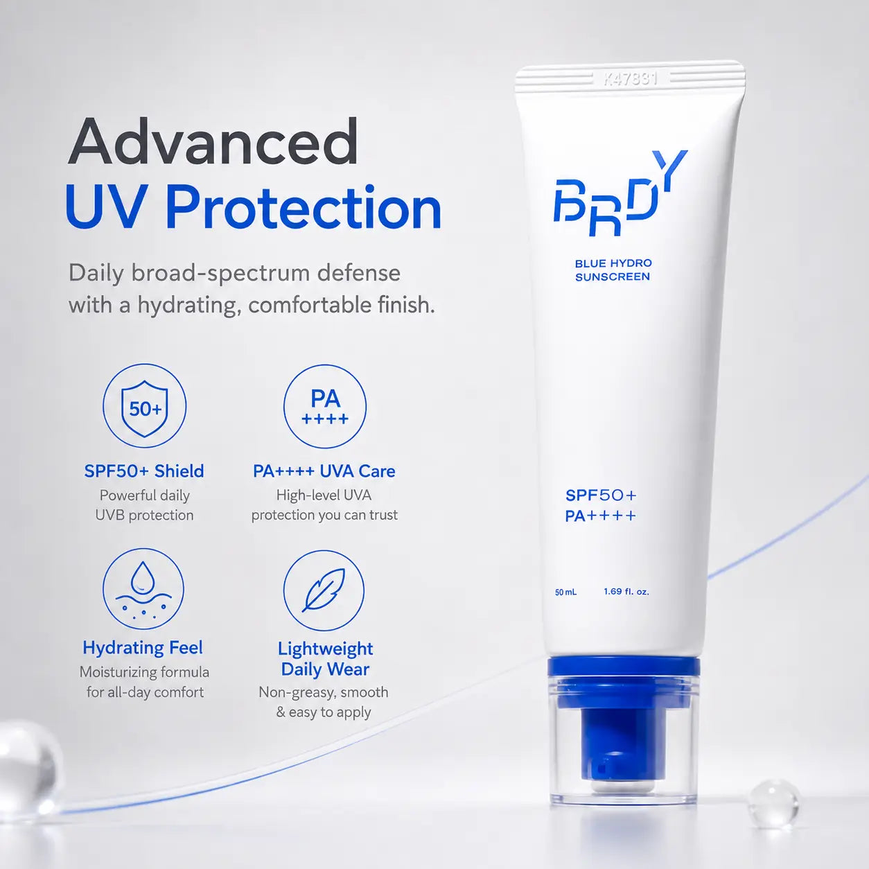 B.READY Blue Hydro Sunscreen 50ml