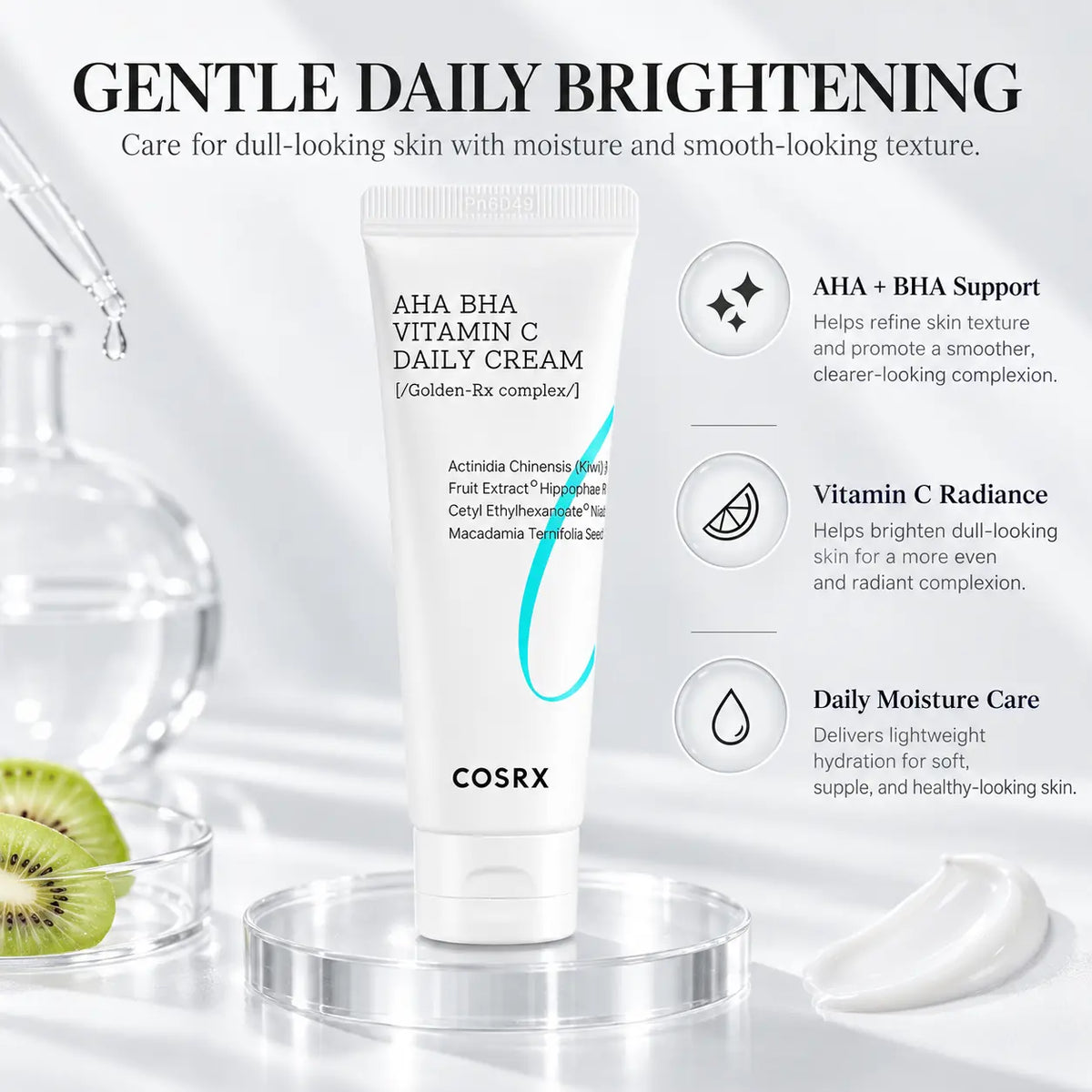 COSRX Refresh AHA BHA Vitamin C Daily Cream 50ml