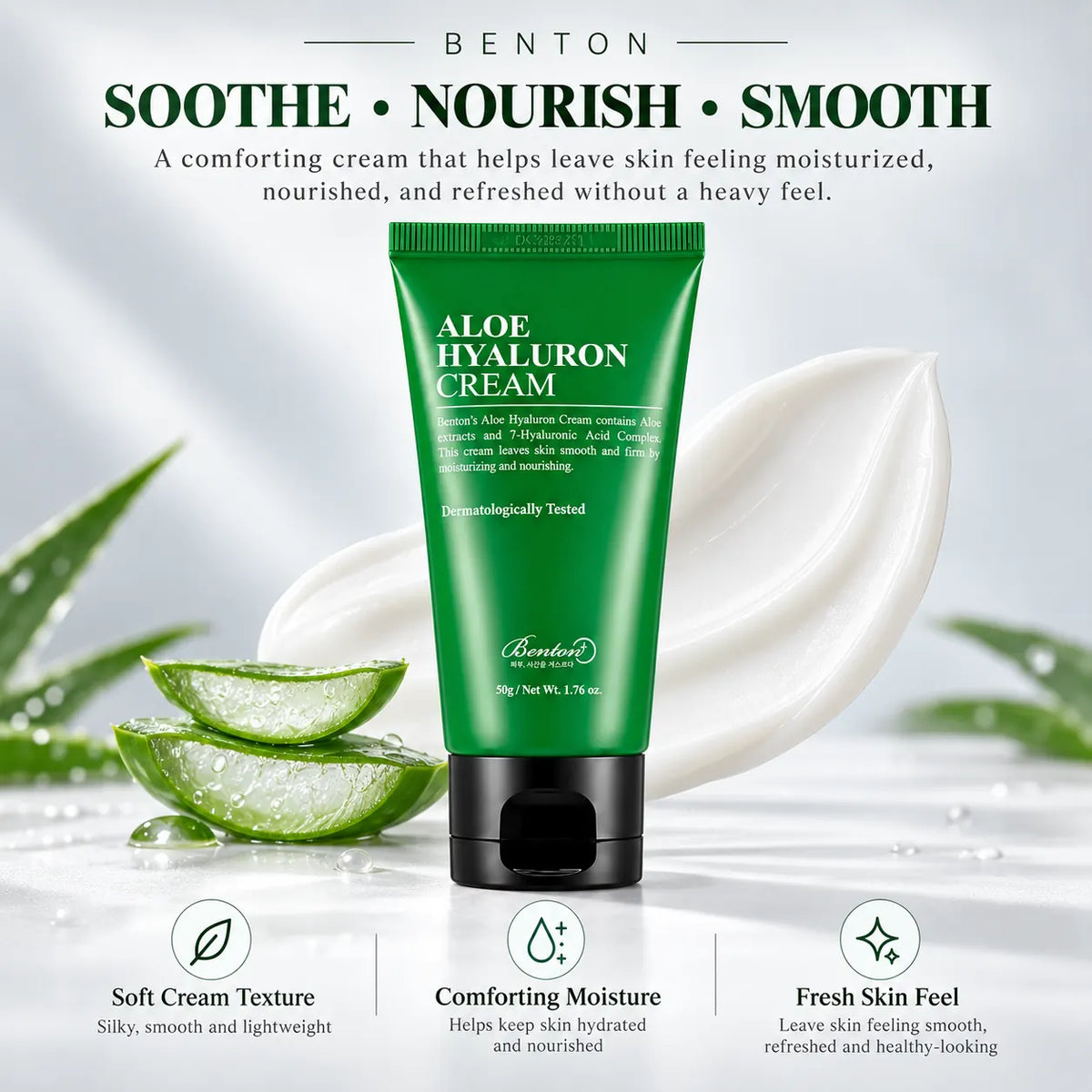 Benton Aloe Hyaluron Cream 50g