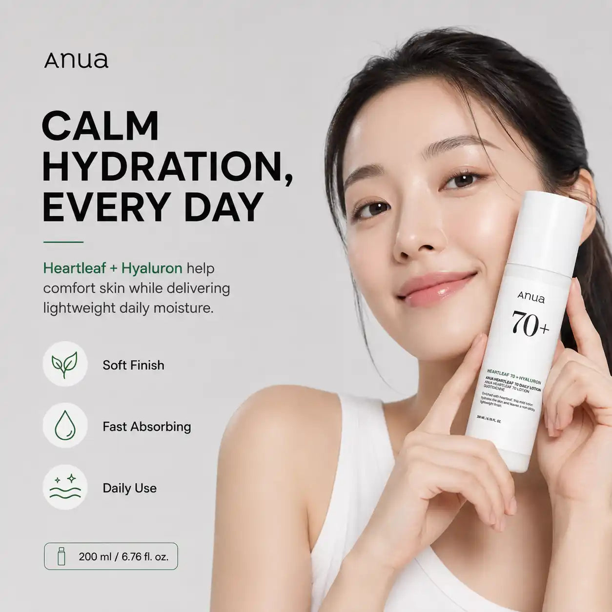 ANUA Heartleaf 70% Daily Lotion 200ml