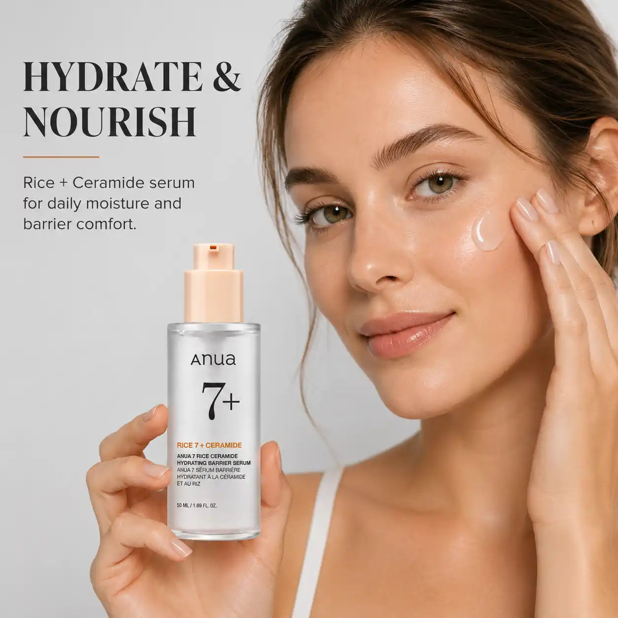 ANUA 7 Rice Ceramide Hydrating Barrier Serum 50ml