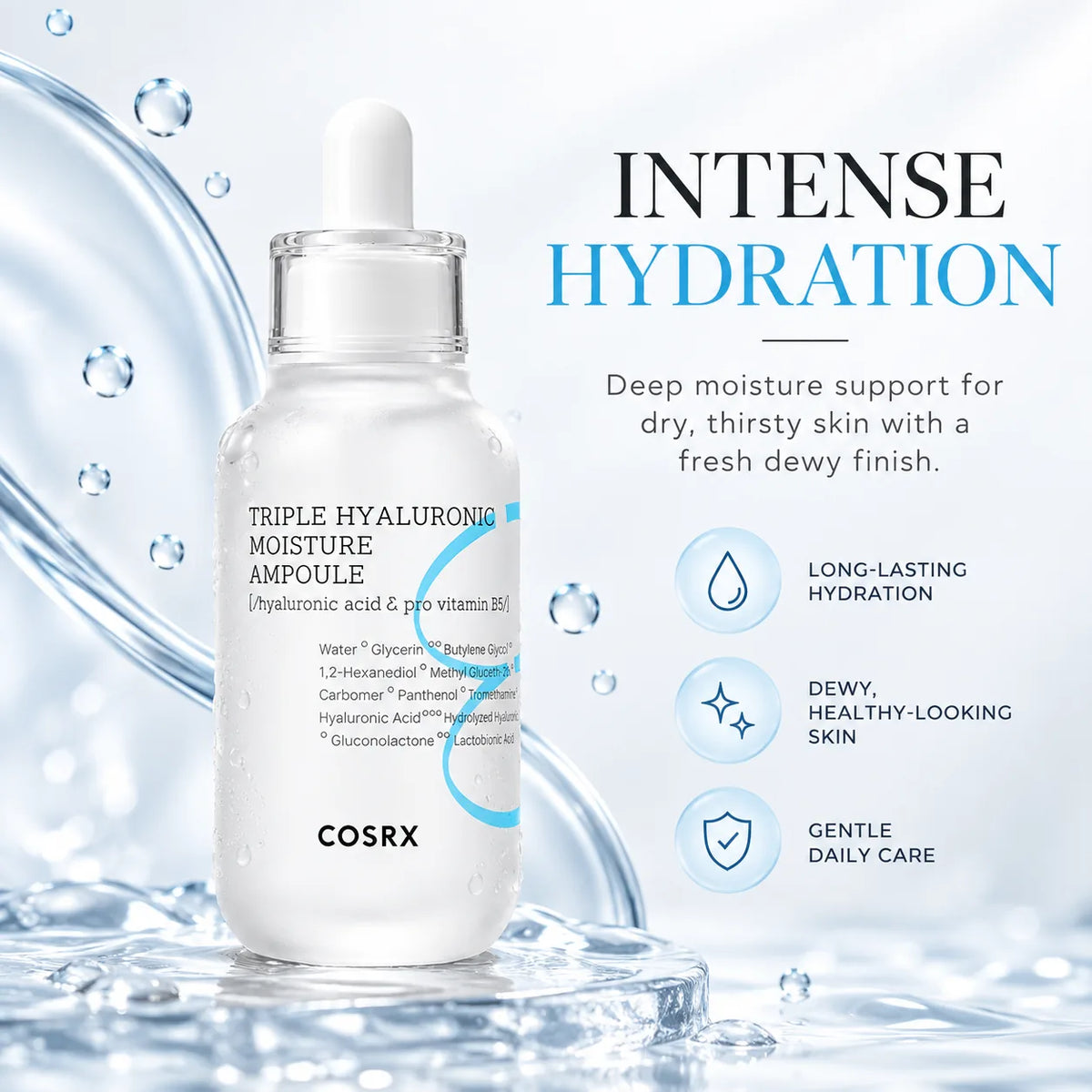 COSRX Hydrium Triple Hyaluronic Moisture Ampoule 40ml