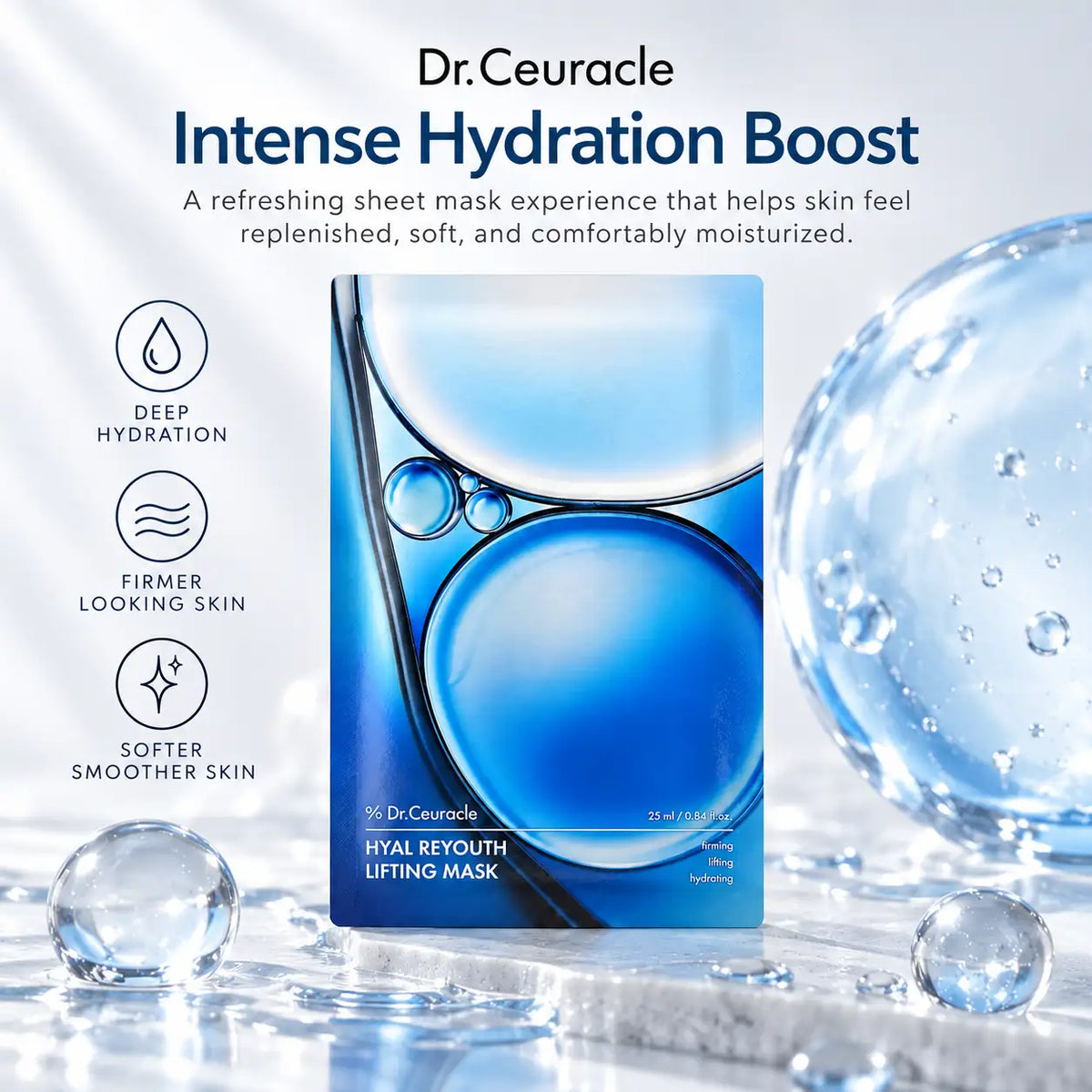 Dr. Ceuracle Hyal Reyouth Lifting Mask 25ml X 10pcs 25ml 10pcs