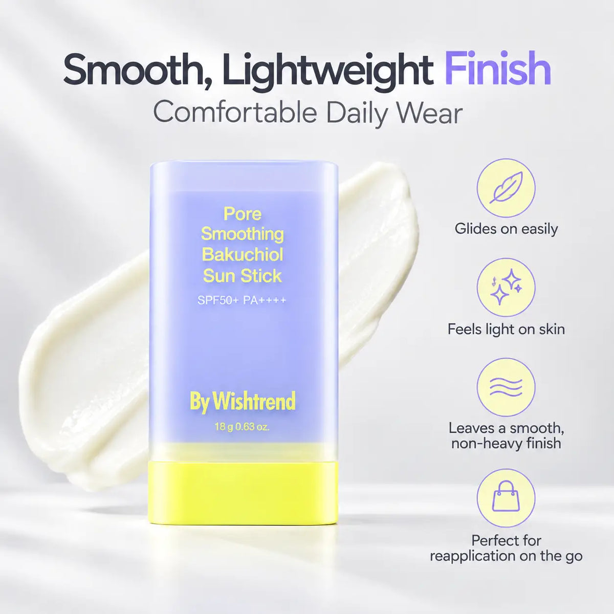 By Wishtrend Pore Smoothing Bakuchiol Sun Stick 18g