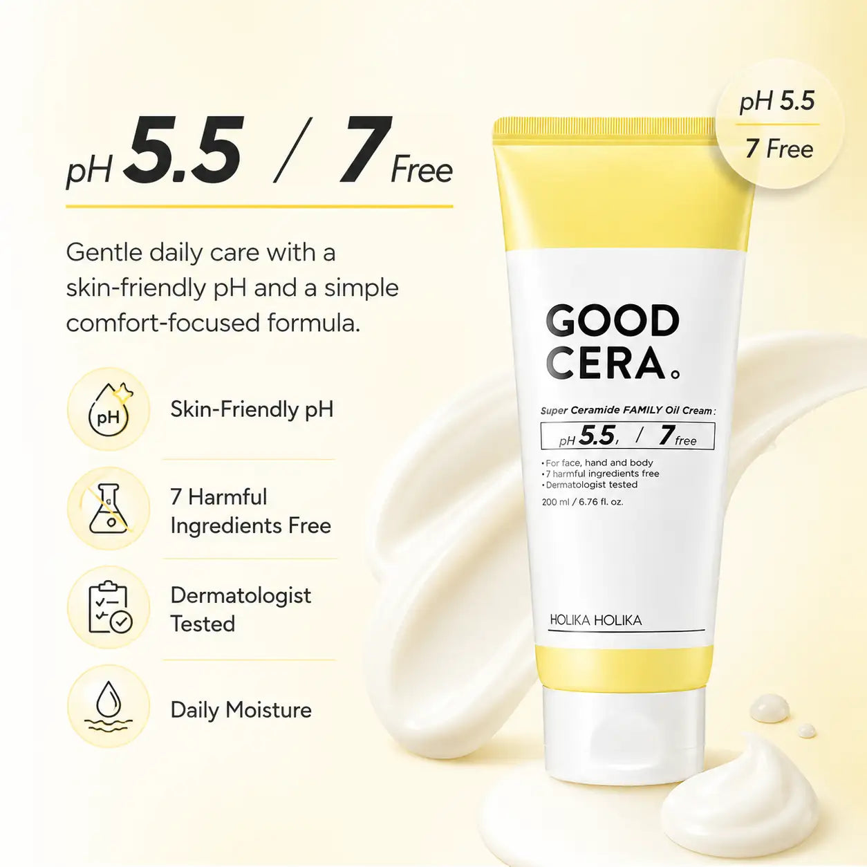 Holika Holika Good Cera Ceramide Family Oil Cream 200ml