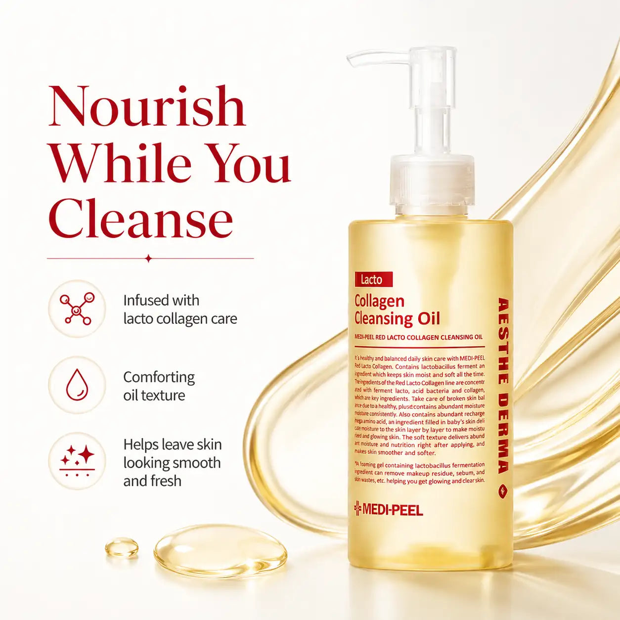 MEDI-PEEL Red Lacto Collagen Cleansing Oil 200ml