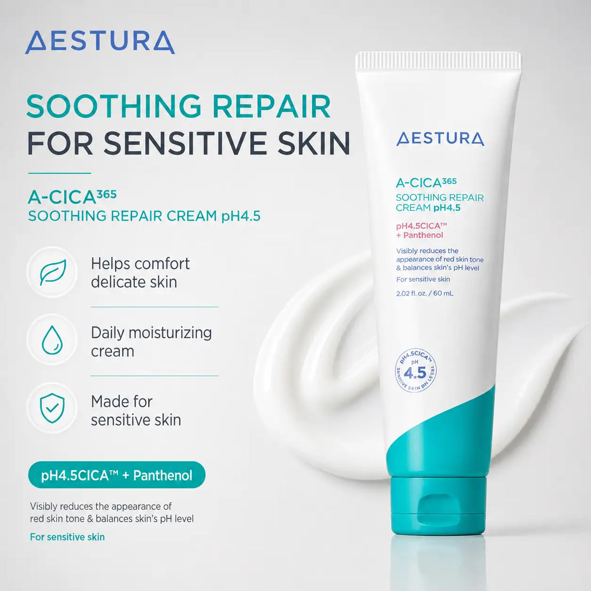 AESTURA A-Cica Calming Cream 60ml