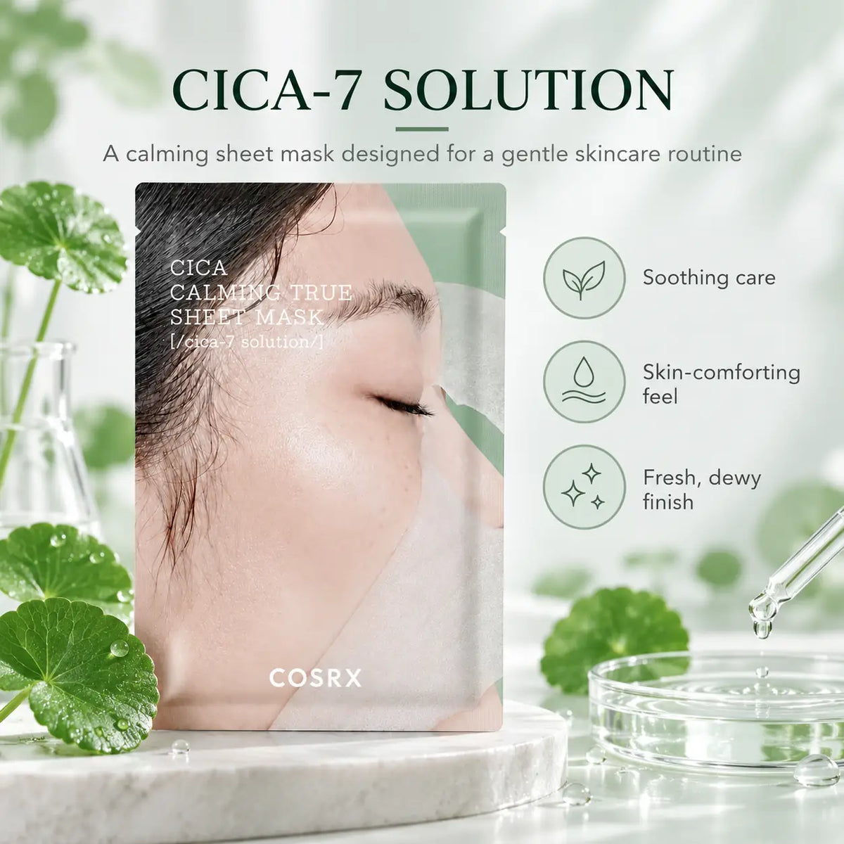 COSRX Pure Fit Cica Calming True Sheet Mask 21g 1ea 21g