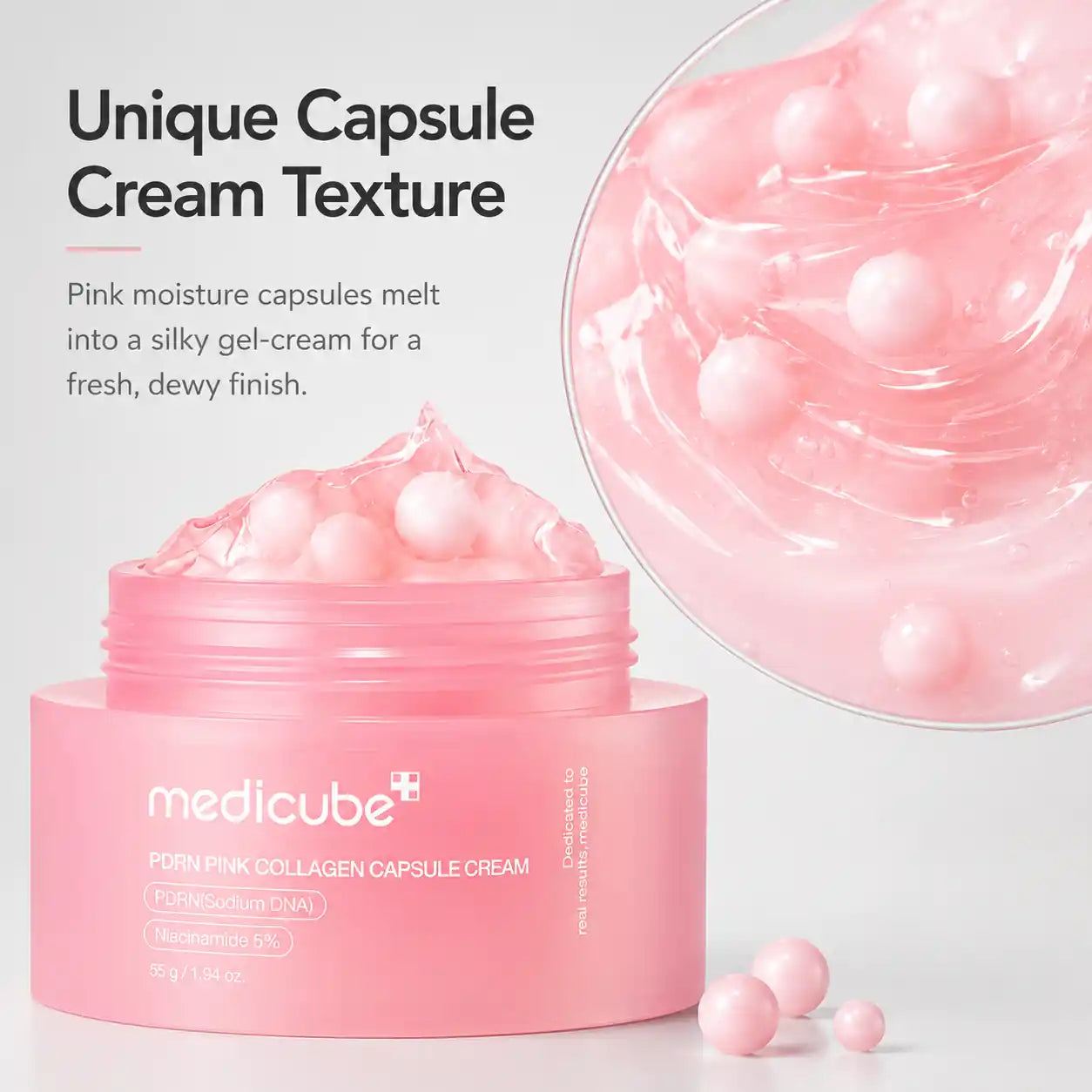 Medicube PDRN Pink Collagen Capsule Cream 55g