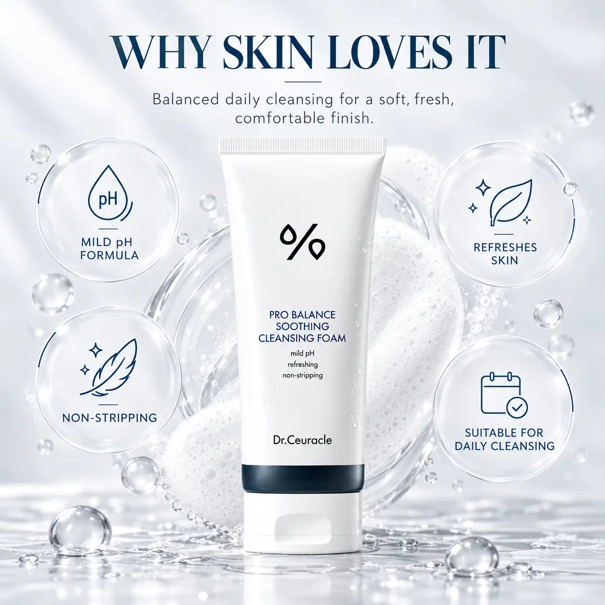 Dr. Ceuracle Pro Balance Creamy Deep Cleansing Foam 150g