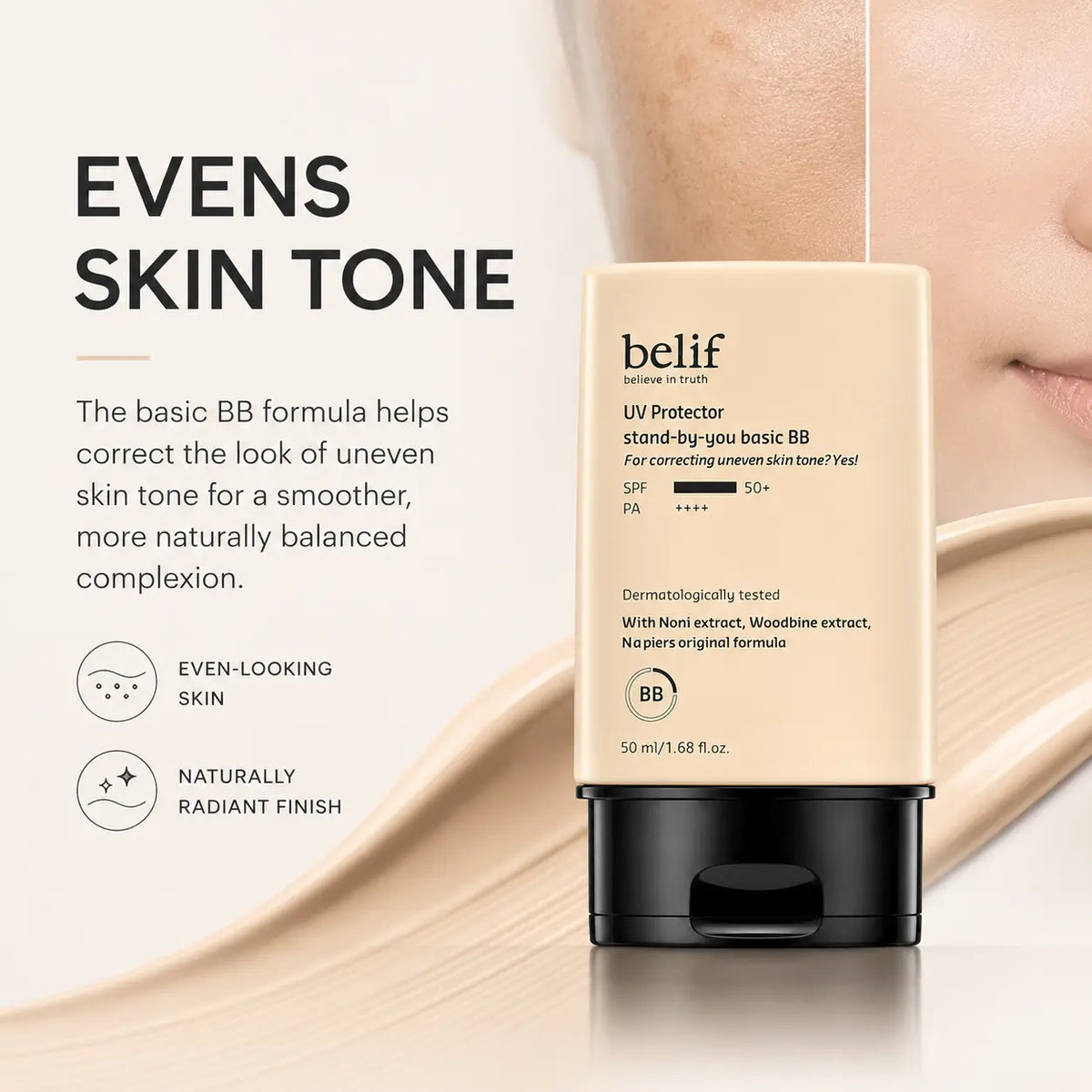 belif UV Protector Stand by You Basic BB 50ml