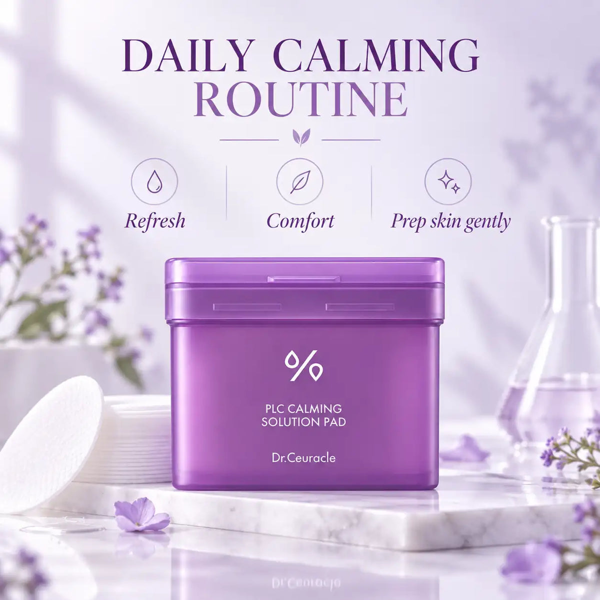 Dr. Ceuracle Plc Calming Solution Pad 220ml 130PADS 130PADS 220ml