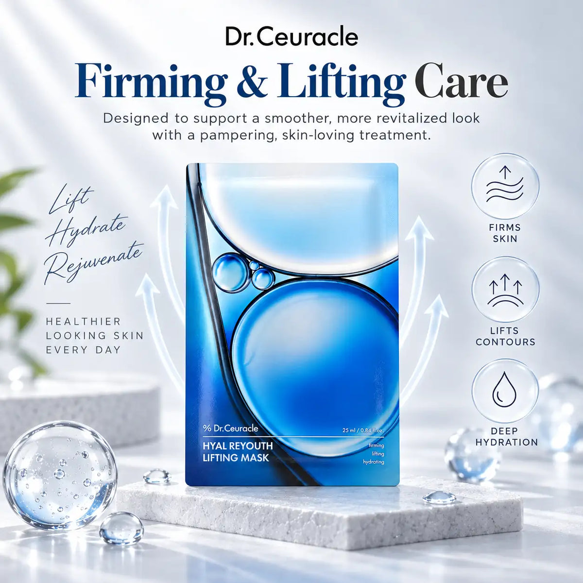 Dr. Ceuracle Hyal Reyouth Lifting Mask 25ml X 10pcs 25ml 10pcs