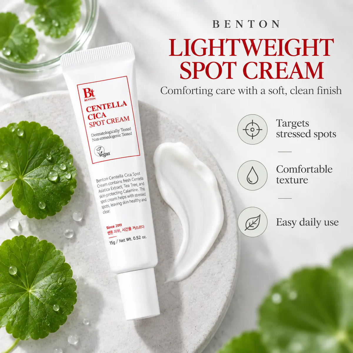 Benton Goodbye Redness Centella Spot Cream 15g