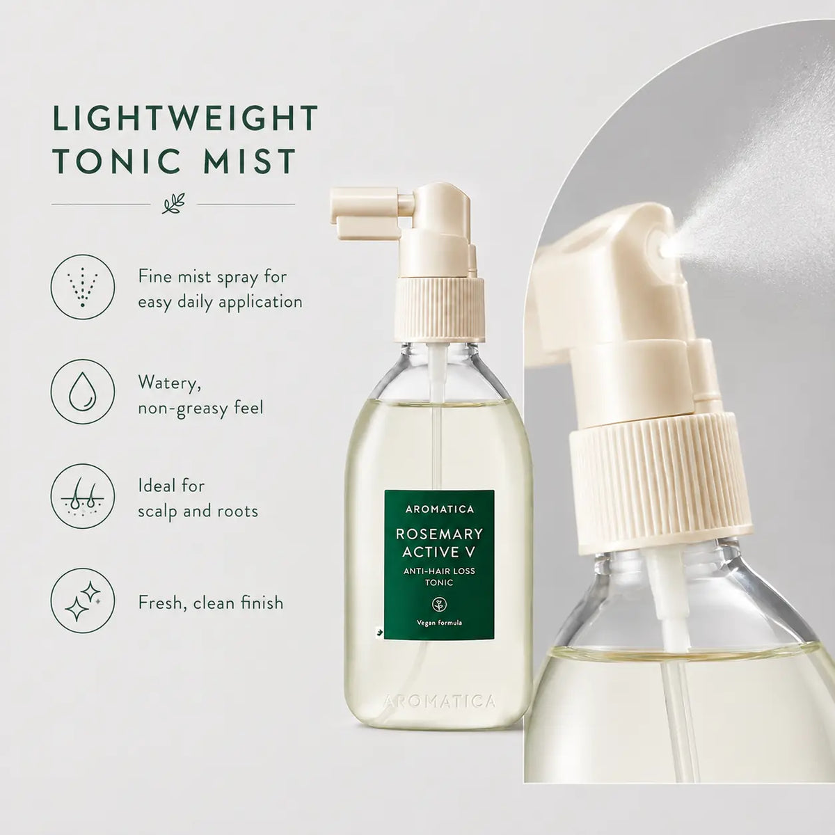 AROMATICA Rosemary Active V Anti Hair Loss Tonic 100ml