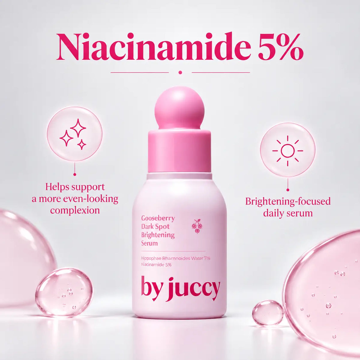 By Juccy Gooseberry Dark Spot Brightening Serum 30ml