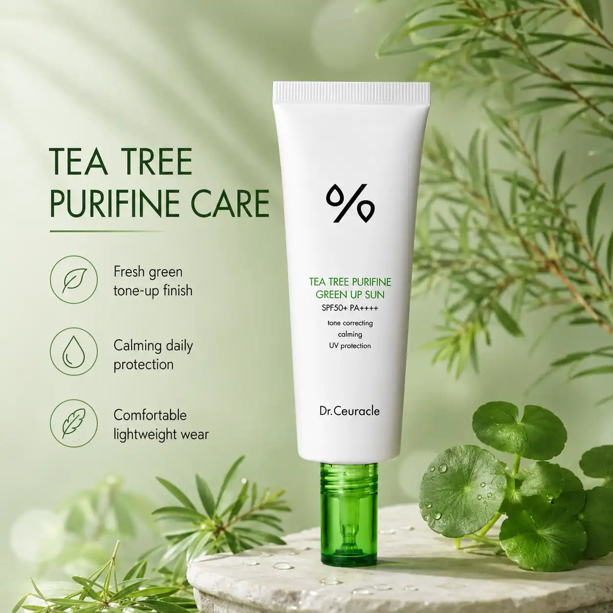 Dr. Ceuracle Tea Tree Purifine Green Up Sun 50ml