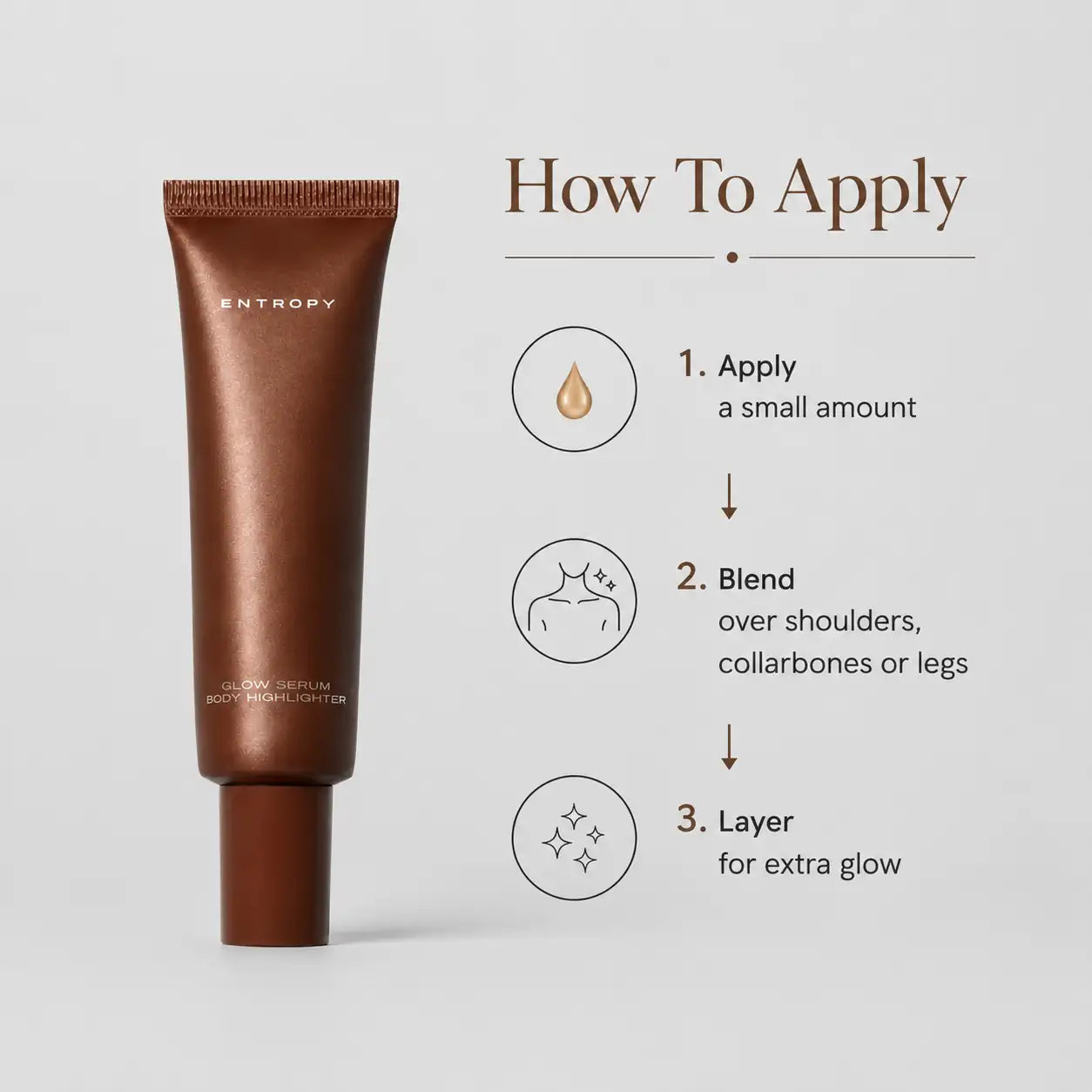 Entropy Glow Serum Body Highlighter 2 Shades