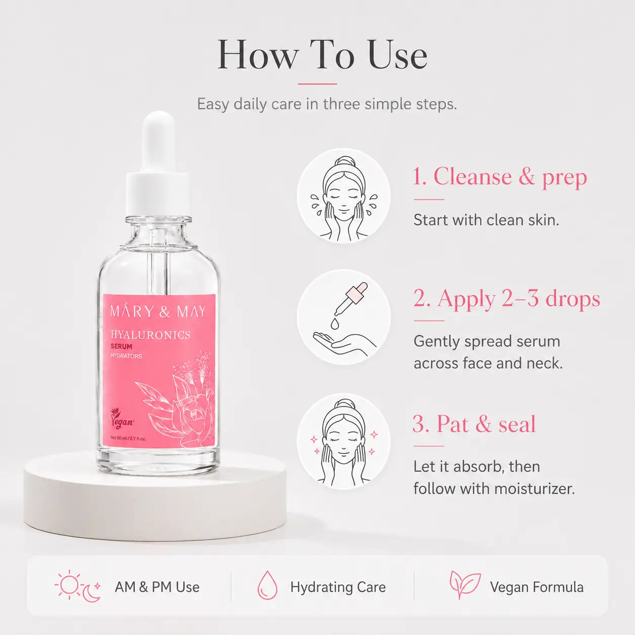 Mary&May Hyaluronics Serum 80ml