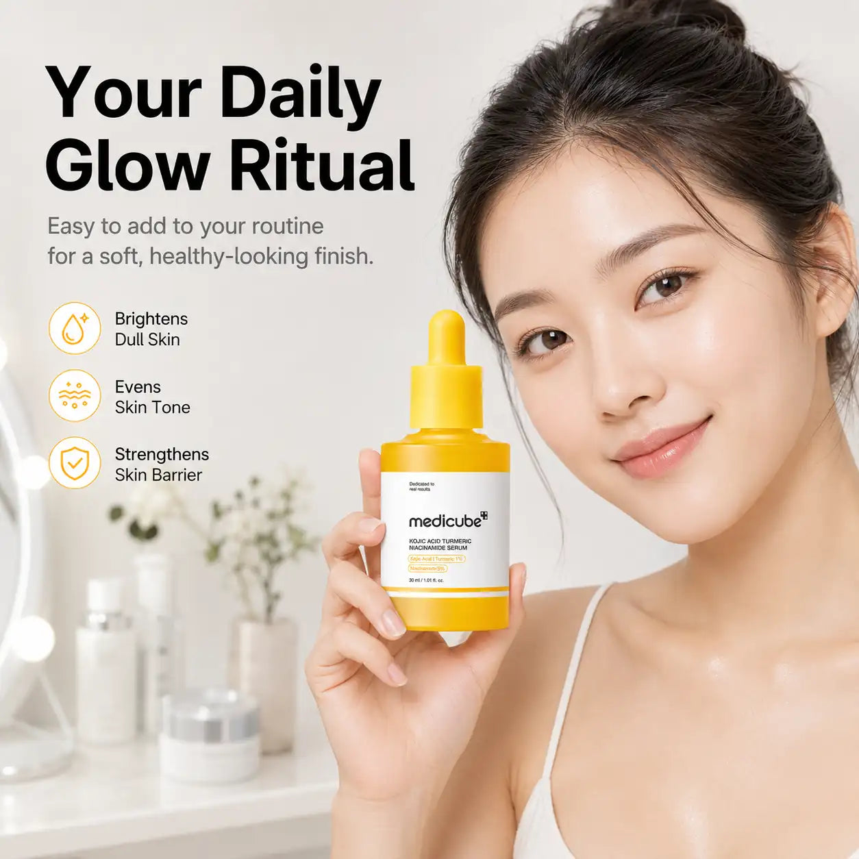 Medicube Kojic Acid Turmeric Niacinamide Serum 30ml