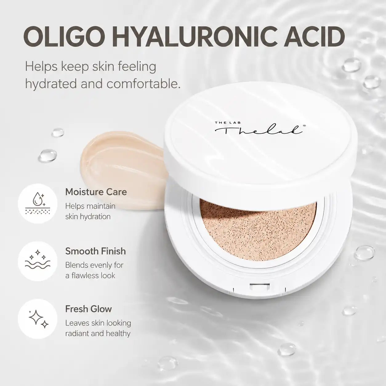 THE LAB by blanc doux Oligo Hyaluronic Acid Healthy Cream Cushion 12G
