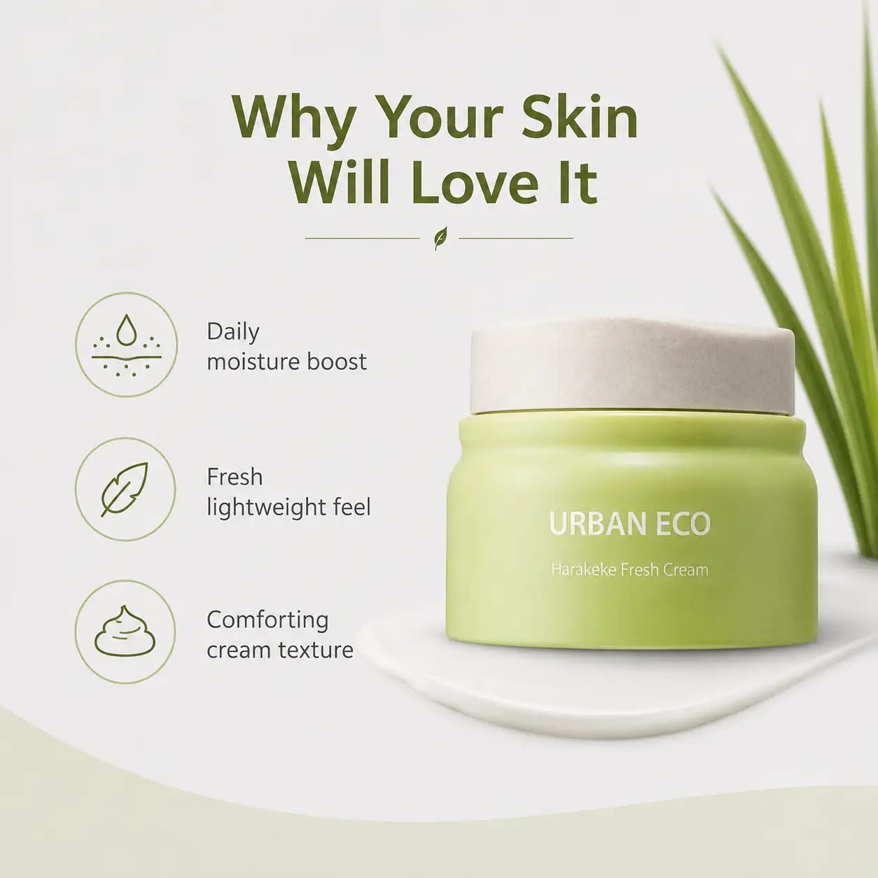The Saem Urban Eco Harakeke Fresh Cream 50ml