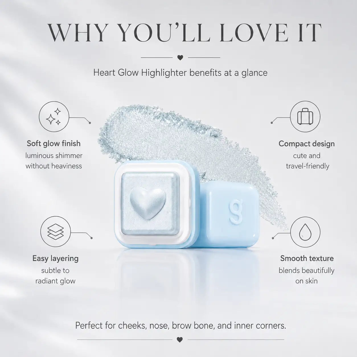Colorgram Milk Bling Heartlighter 06 Bubbles Blue (view 7)