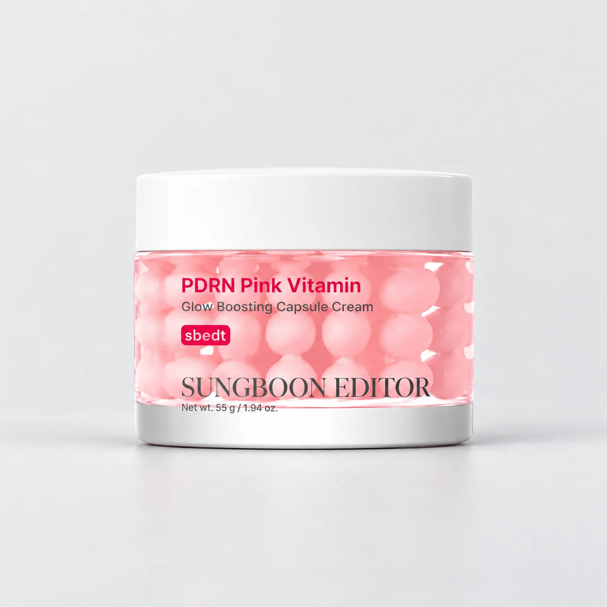 SUNGBOON EDITOR PDRN Pink Vitamin Glow Boosting Capsule Cream 55g
