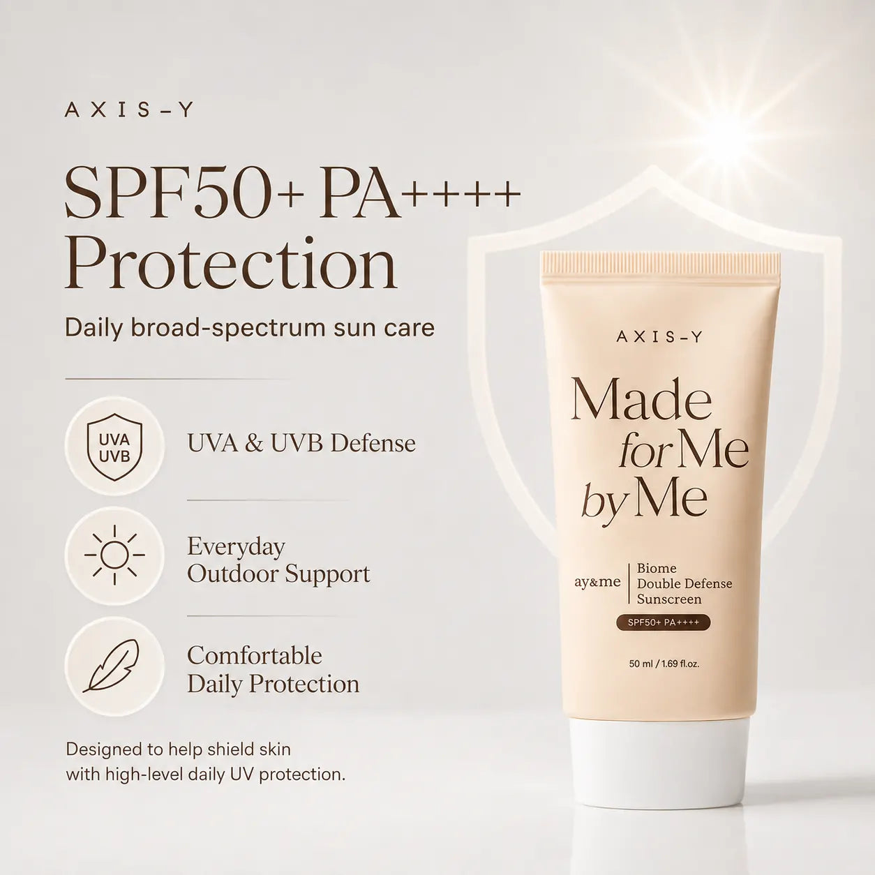 AXIS-Y Biome Double Defense Sunscreen 50ml