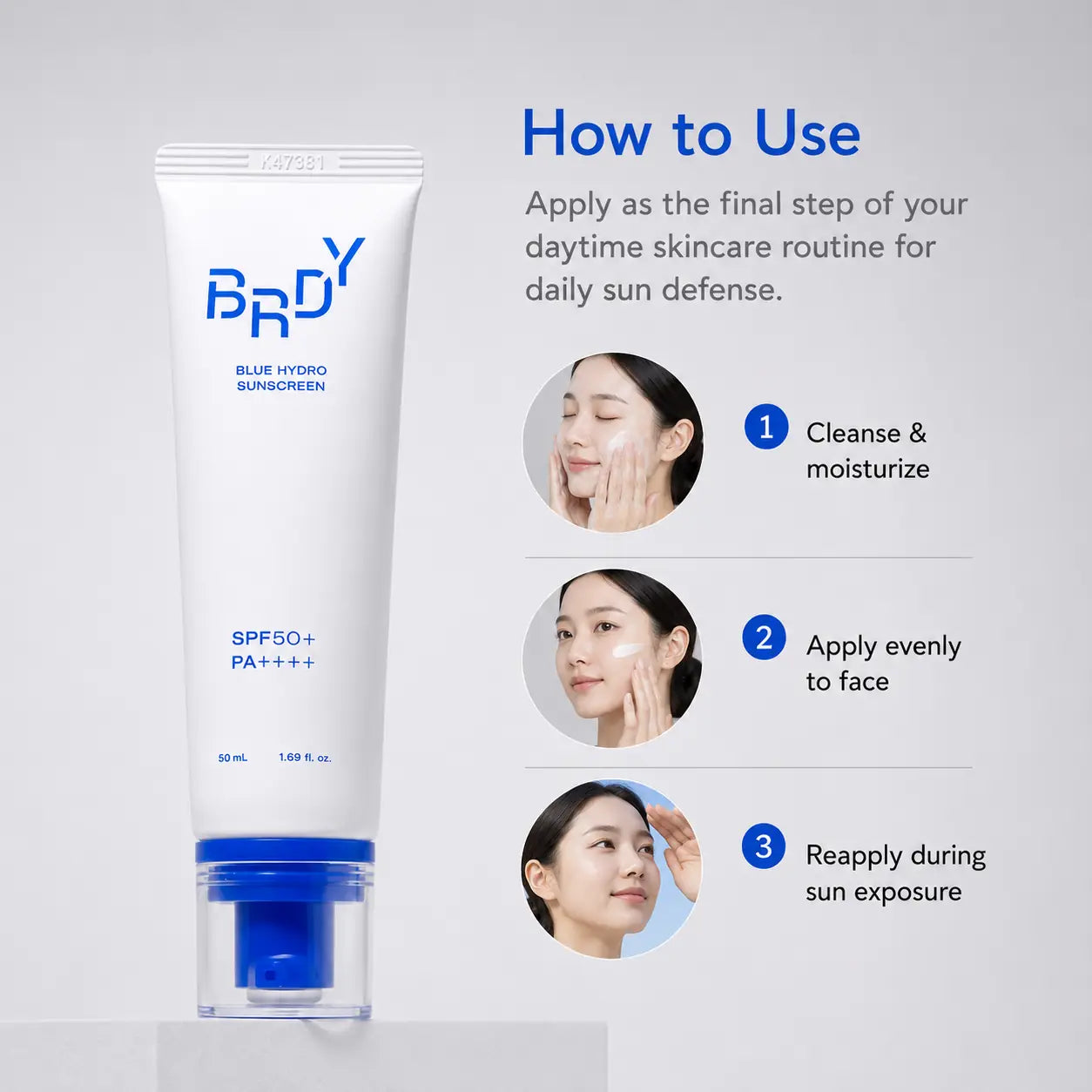 B.READY Blue Hydro Sunscreen 50ml
