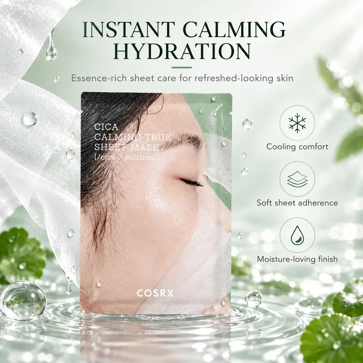 COSRX Pure Fit Cica Calming True Sheet Mask 21g 1ea 21g