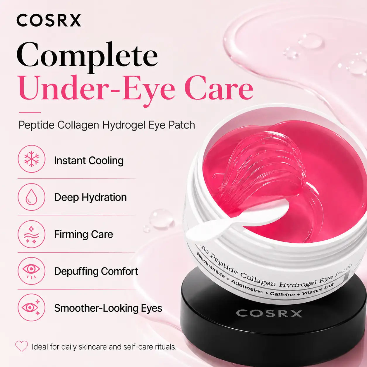 COSRX The Peptide Collagen Hydrogel Eye Patch 60 Patches