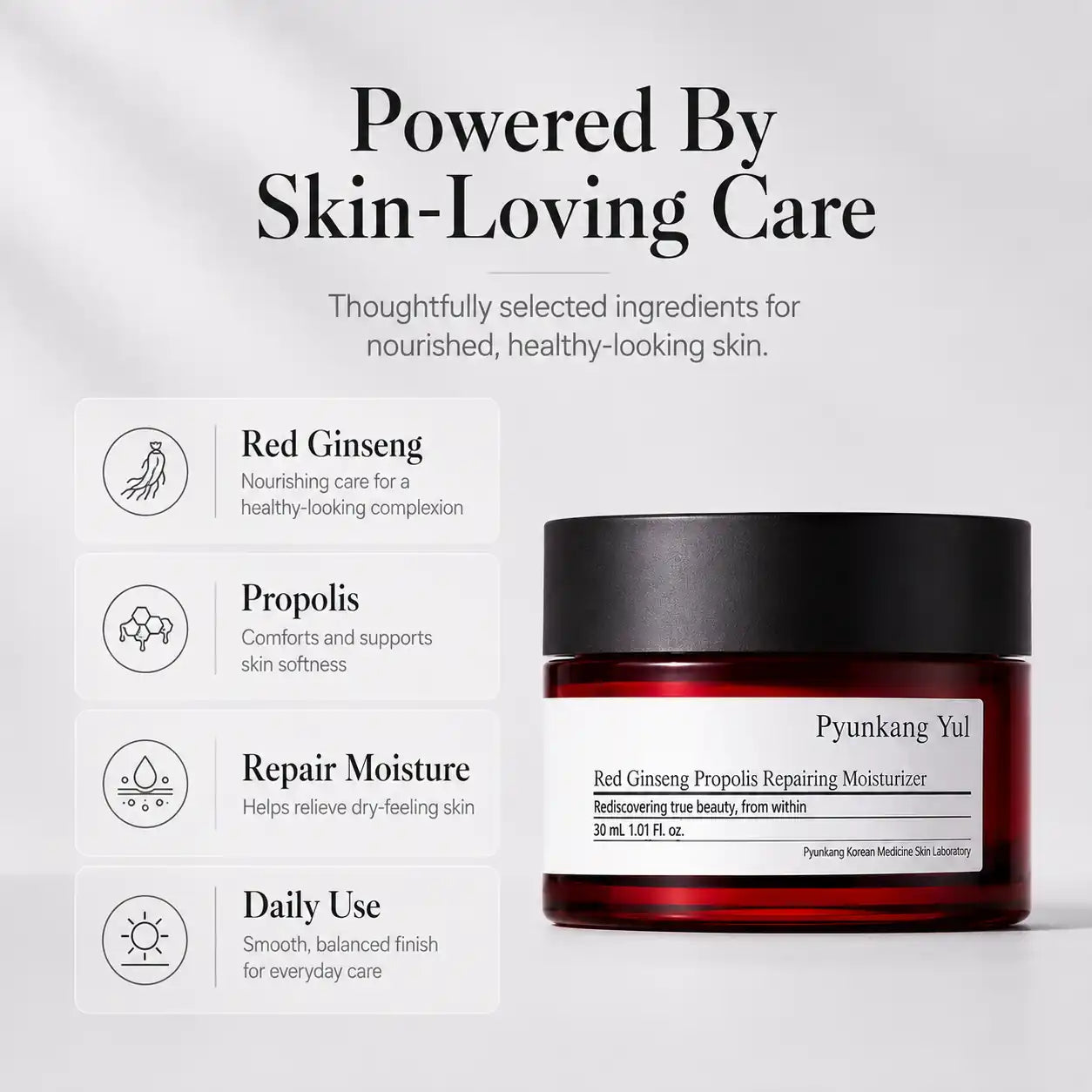 Pyunkang Yul Red Ginseng Propolis Repairing Moisturizer 30ml