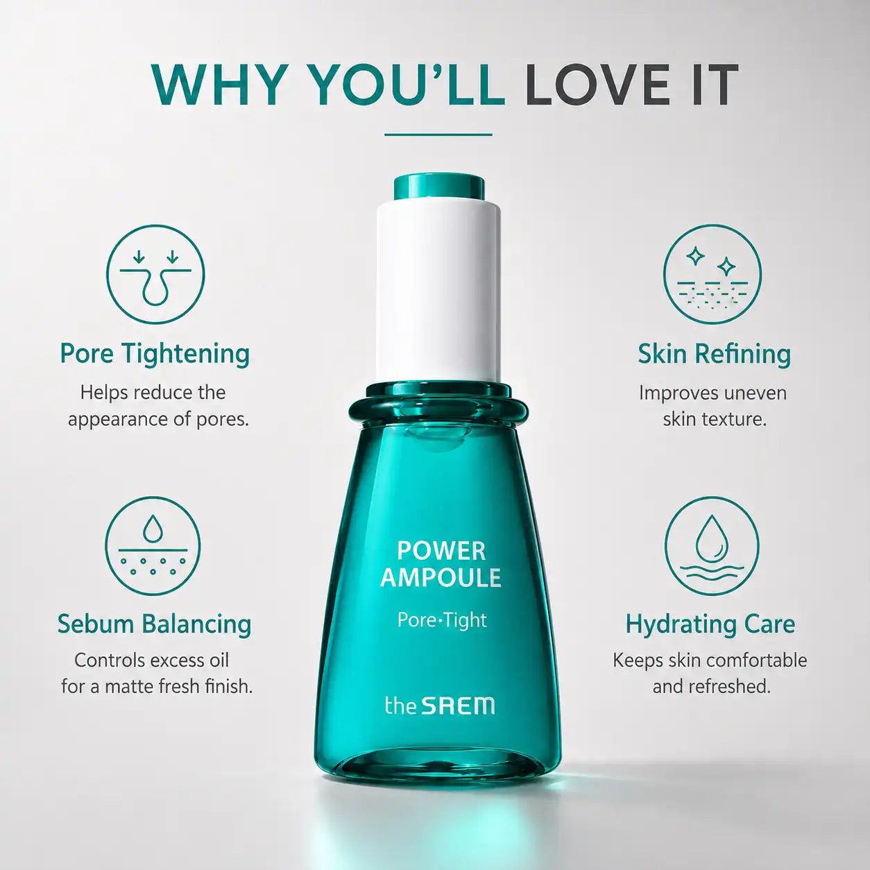 The Saem Power Ampoule Pore Tight 35ml